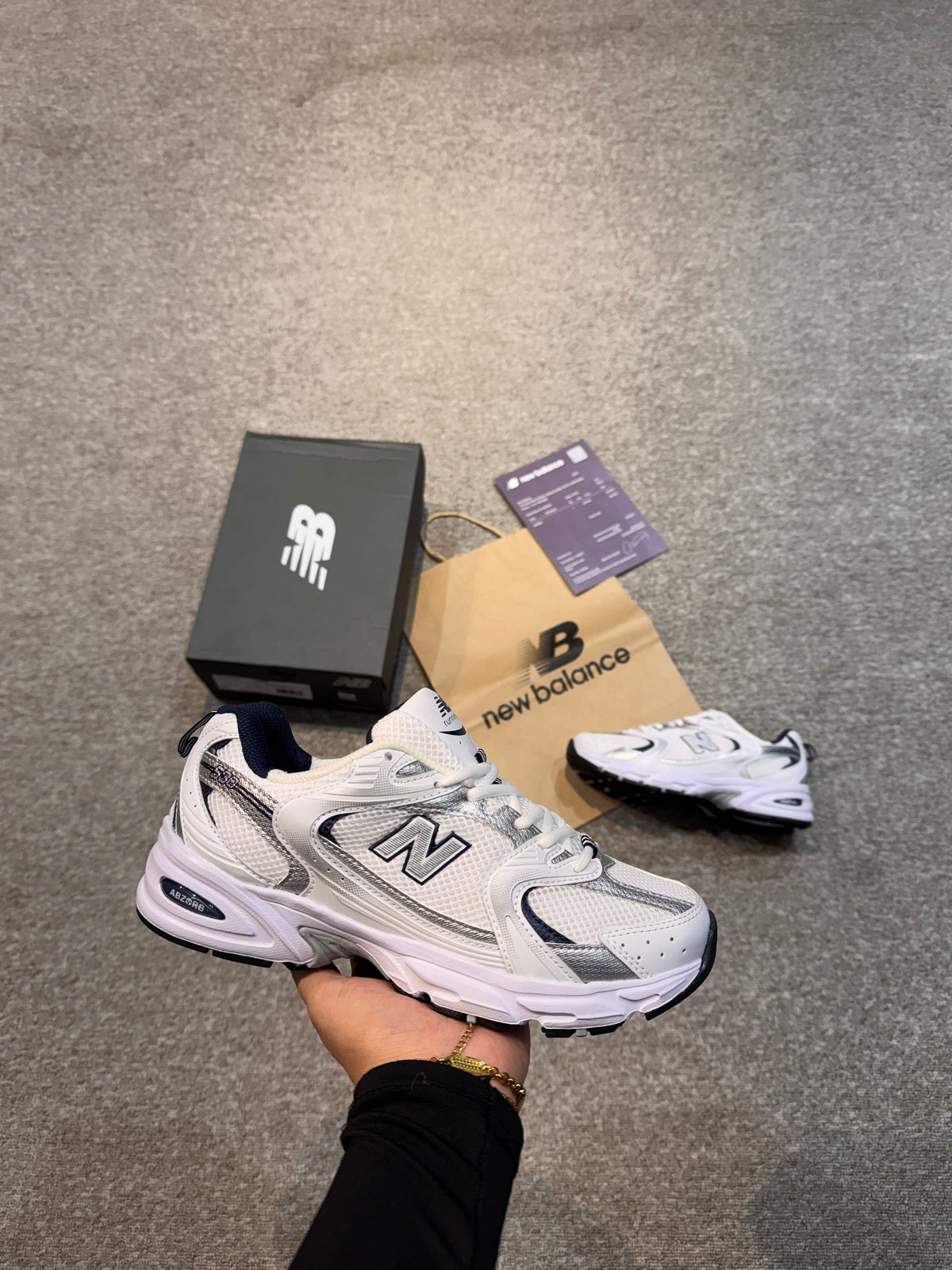 NB 530 Beyaz Gri